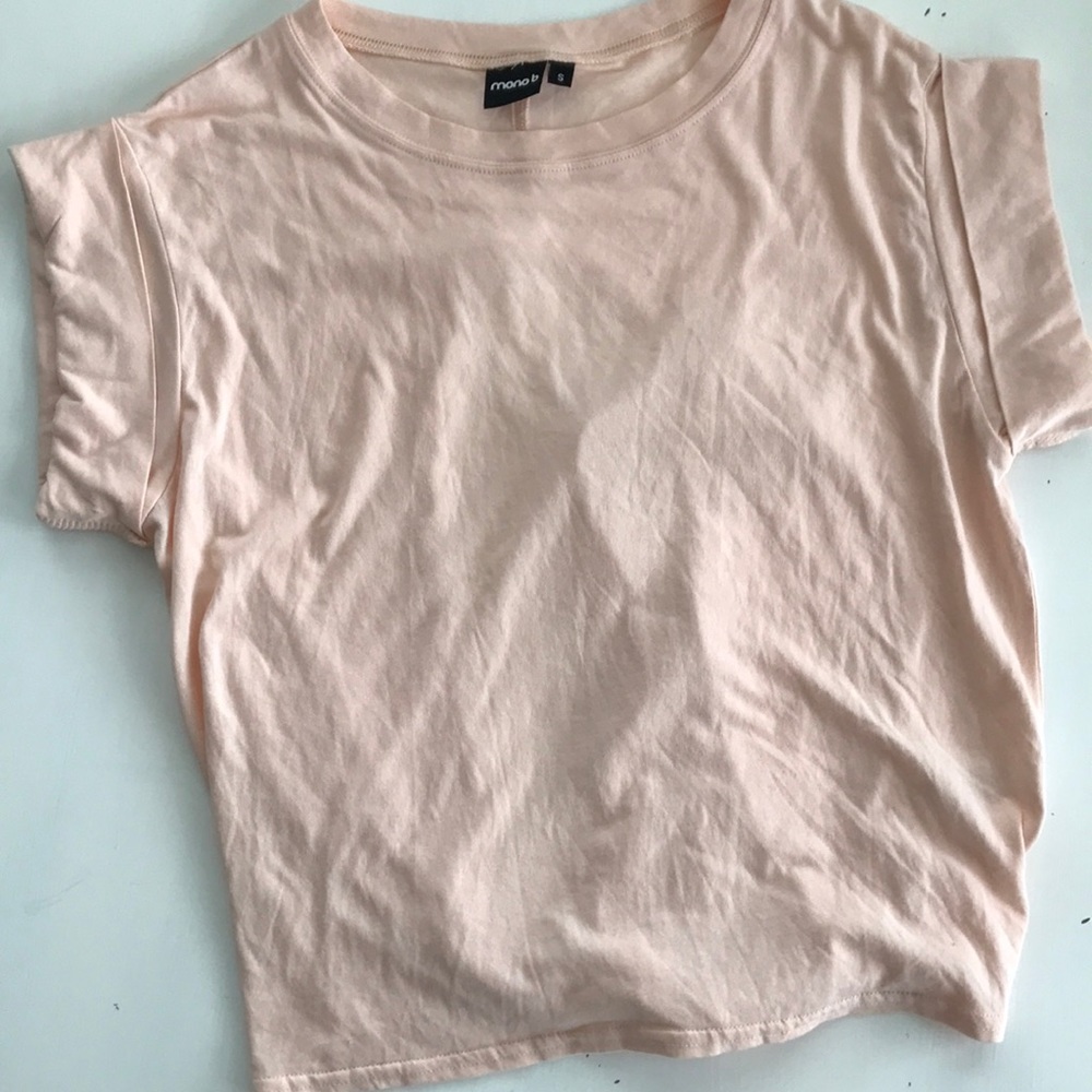 Mono b brand new open back tee